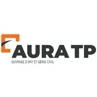 Voici le logo de la marque AURA TP qui représente son identité graphique.