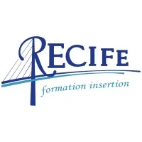 Voici le logo de la marque RESSOURCES COMPETENCES INSERTION FORMATI (RECIFE) qui représente son identité graphique.