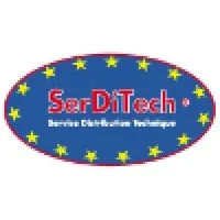 Voici le logo de la marque SERVICE DISTRIBUTION TECHNIQUE (SERDITECH) qui représente son identité graphique.