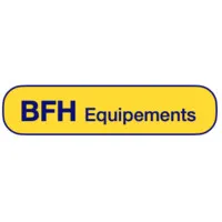 Voici le logo de la marque B.F.H EQUIPEMENTS qui représente son identité graphique.