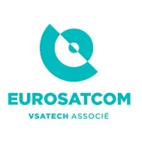 Voici le logo de la marque EUROSATCOM VSATECH ASSOCIE qui représente son identité graphique.