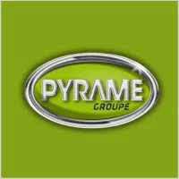 Voici le logo de la marque PYRAME MONE (GROUPE PYRAME) qui représente son identité graphique.