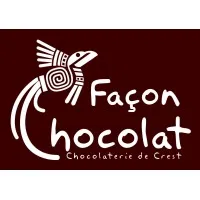 Voici le logo de la marque FACON CHOCOLAT (FACON CHOCOLAT-CHOCOLATERIE DE CREST) qui représente son identité graphique.
