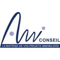 Voici le logo de la marque ARCHITECTURE MAITRISE PROJETS IMMOBILIER (AMI) qui représente son identité graphique.