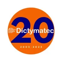 Voici le logo de la marque DICTYMATEC qui représente son identité graphique.