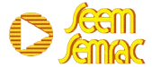Voici le logo de la marque SEEM-SEMRAC SN qui représente son identité graphique.