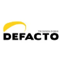 Voici le logo de la marque DEFACTO TECHNOLOGIES qui représente son identité graphique.