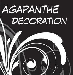 Voici le logo de la marque AGAPANTHE qui représente son identité graphique.