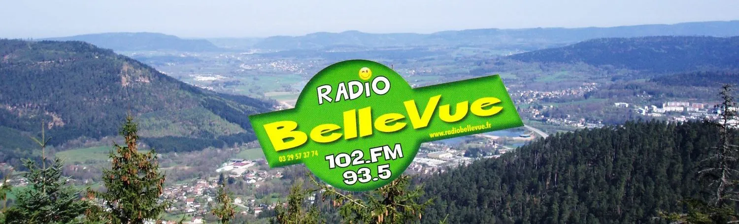 Voici le logo de la marque RADIO VOSGES BELLEVUE qui représente son identité graphique.