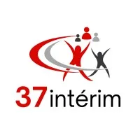 Voici le logo de la marque 37 INTERIM qui représente son identité graphique.