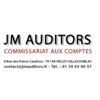 Voici le logo de la marque JM AUDITORS qui représente son identité graphique.