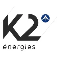Voici le logo de la marque GROUPE K2 ENERGIES qui représente son identité graphique.