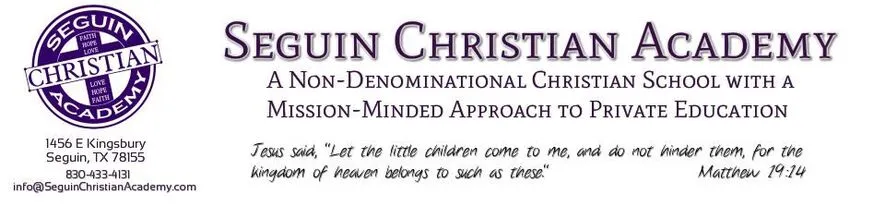 SEGUIN CHRISTIAN logo