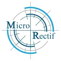 Voici le logo de la marque MICRO RECTIF qui représente son identité graphique.