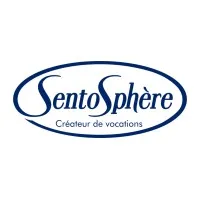 Voici le logo de la marque SENTOSPHERE qui représente son identité graphique.