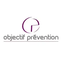 Voici le logo de la marque OBJECTIF PREVENTION qui représente son identité graphique.