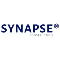 Voici le logo de la marque SYNAPSE CONSTRUCTION qui représente son identité graphique.