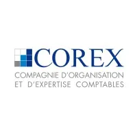Voici le logo de la marque COREX qui représente son identité graphique.