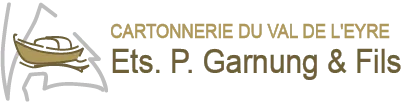 Voici le logo de la marque CARTONNERIE VAL EYRE ETS P GARNUNG FILS qui représente son identité graphique.