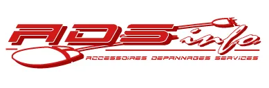 Voici le logo de la marque ADS INFO qui représente son identité graphique.
