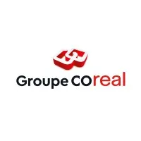 Voici le logo de la marque COREAL qui représente son identité graphique.