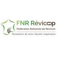Voici le logo de la marque FEDERATION NATIONALE DE REVISION DES COOPERATIVES AGRICOLES (FNR - REVICOOP) qui représente son identité graphique.