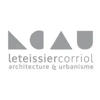 Voici le logo de la marque LETEISSIER - CORRIOL ARCHITECTURE qui représente son identité graphique.