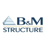 Voici le logo de la marque B&M STRUCTURE qui représente son identité graphique.