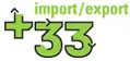 +33 IMPORT EXPORT logo
