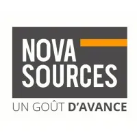 Voici le logo de la marque NOVA SOURCES qui représente son identité graphique.
