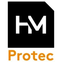 Voici le logo de la marque HM PROTEC qui représente son identité graphique.