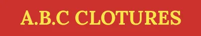 Voici le logo de la marque A.B.C.CLOTURES (A.B.C. CLOTURES) qui représente son identité graphique.