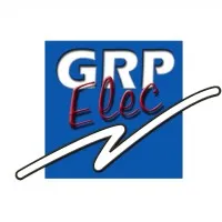 Voici le logo de la marque GRP-ELEC qui représente son identité graphique.