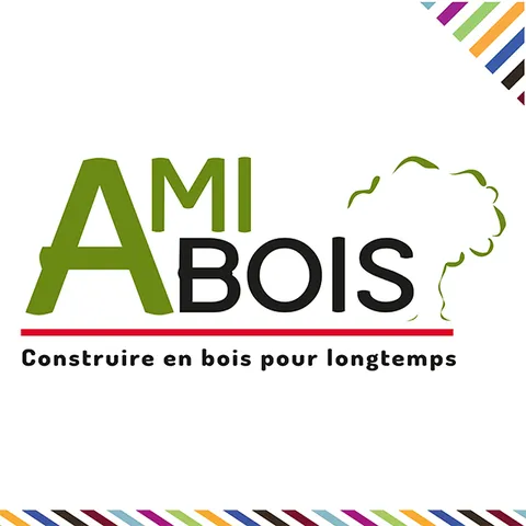 Voici le logo de la marque AMI BOIS qui représente son identité graphique.