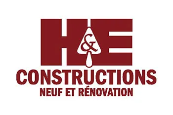 H & E CONSTRUCTIONS logo