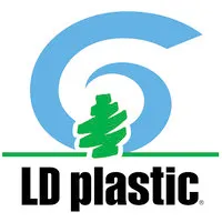 Voici le logo de la marque LD PLASTIC qui représente son identité graphique.