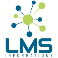 Voici le logo de la marque LMS INFORMAT LOGICIELS, MAINTENANCE (LMS INFORMATIQUE) qui représente son identité graphique.