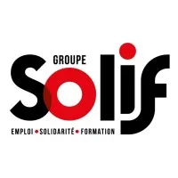 Voici le logo de la marque GROUPE SOLIF qui représente son identité graphique.