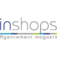 Voici le logo de la marque IN SHOPS qui représente son identité graphique.
