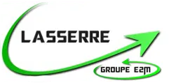 Voici le logo de la marque S.A.R.L. LASSERRE qui représente son identité graphique.