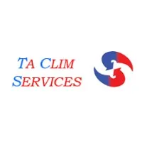 Voici le logo de la marque TA CLIM SERVICES T.C.S qui représente son identité graphique.