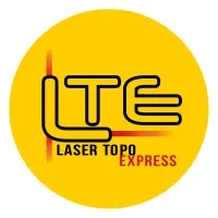 Voici le logo de la marque LASER TOPO EXPRESS (LTE) qui représente son identité graphique.