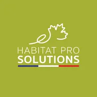 Voici le logo de la marque HABITAT PRO SOLUTIONS qui représente son identité graphique.