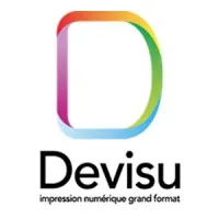 Voici le logo de la marque DEVISU SARL qui représente son identité graphique.