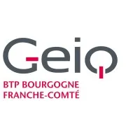 Voici le logo de la marque GROUPEMENT D'EMPLOYEURS POUR L'INSERTION ET LA QUALIFICATION DU BTP DE BOURGOGNE-FRANCHE-COMTE (GEIQ BTP BFC) qui représente son identité graphique.
