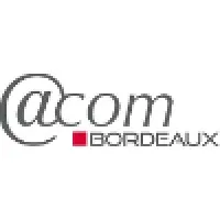 Voici le logo de la marque @COM.BORDEAUX qui représente son identité graphique.