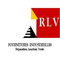 Voici le logo de la marque REPARATION LOCATION VENTE (R L V) qui représente son identité graphique.