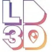 Voici le logo de la marque LD3D qui représente son identité graphique.