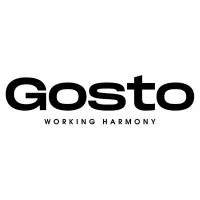 Voici le logo de la marque GOSTO qui représente son identité graphique.