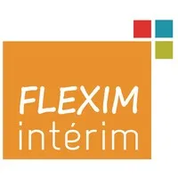 Voici le logo de la marque FLEXIM INTERIM (VIADELI JOB CENTER) qui représente son identité graphique.